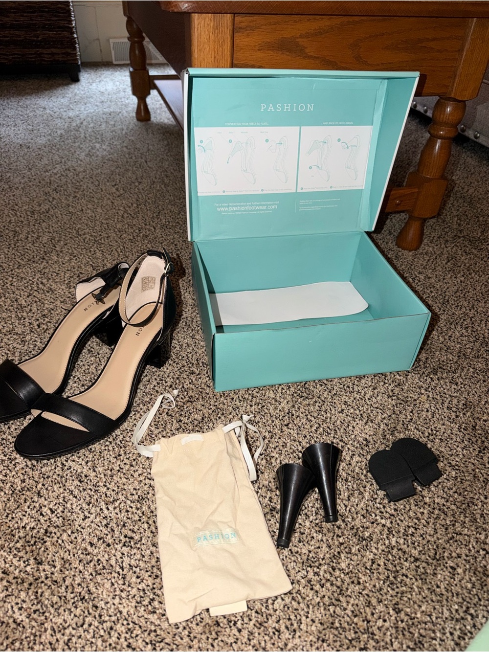 Pashion Footwear Convertible Heels